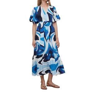 NEW GALERIA urca dress in liquid blue